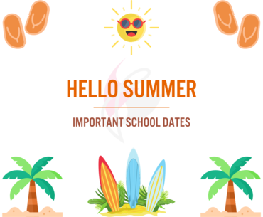 Image of School Dates - Summer 1